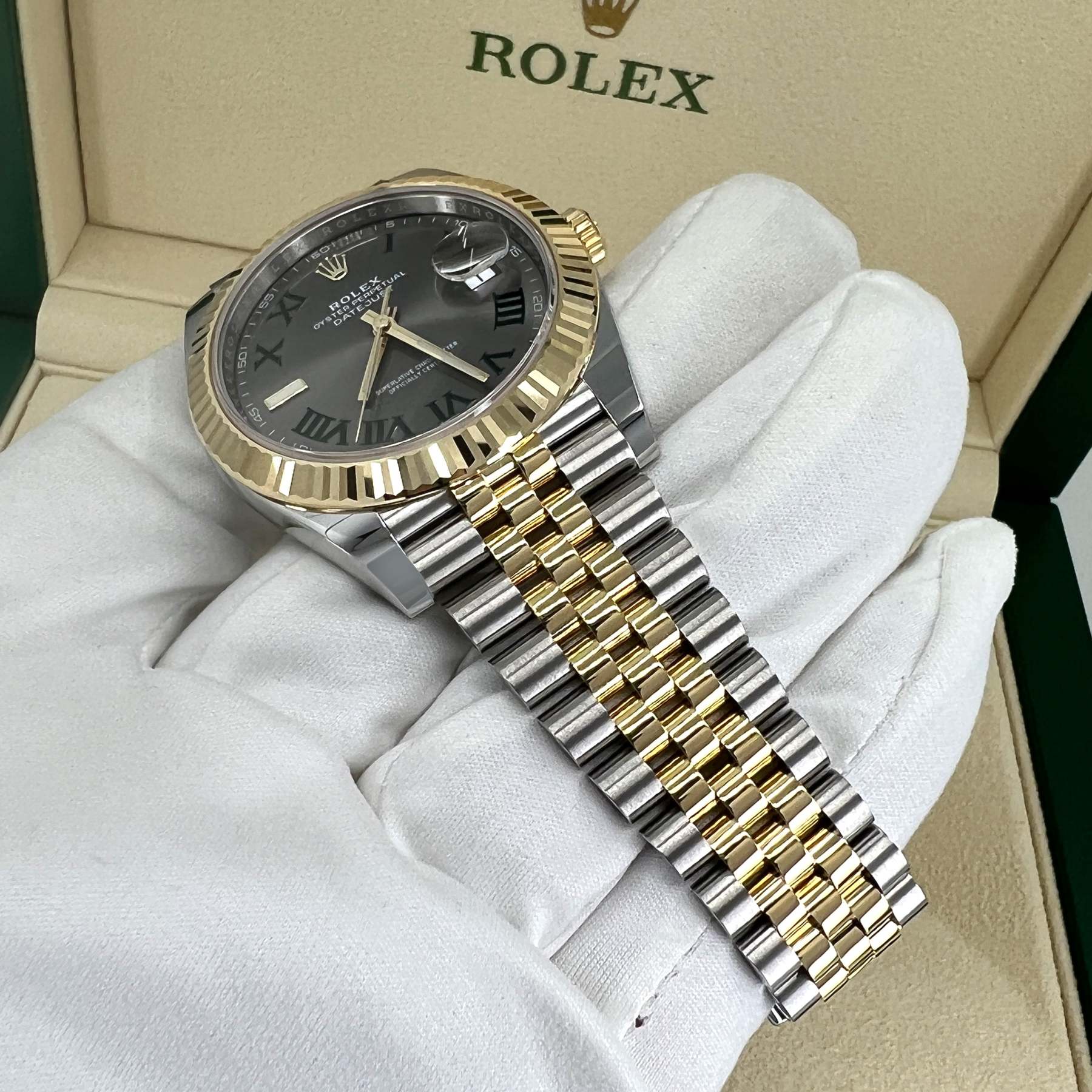 Rolex Datejust 41, 18k Yellow Gold and Stainless Steel, 41mm, Ref# 126333-0020