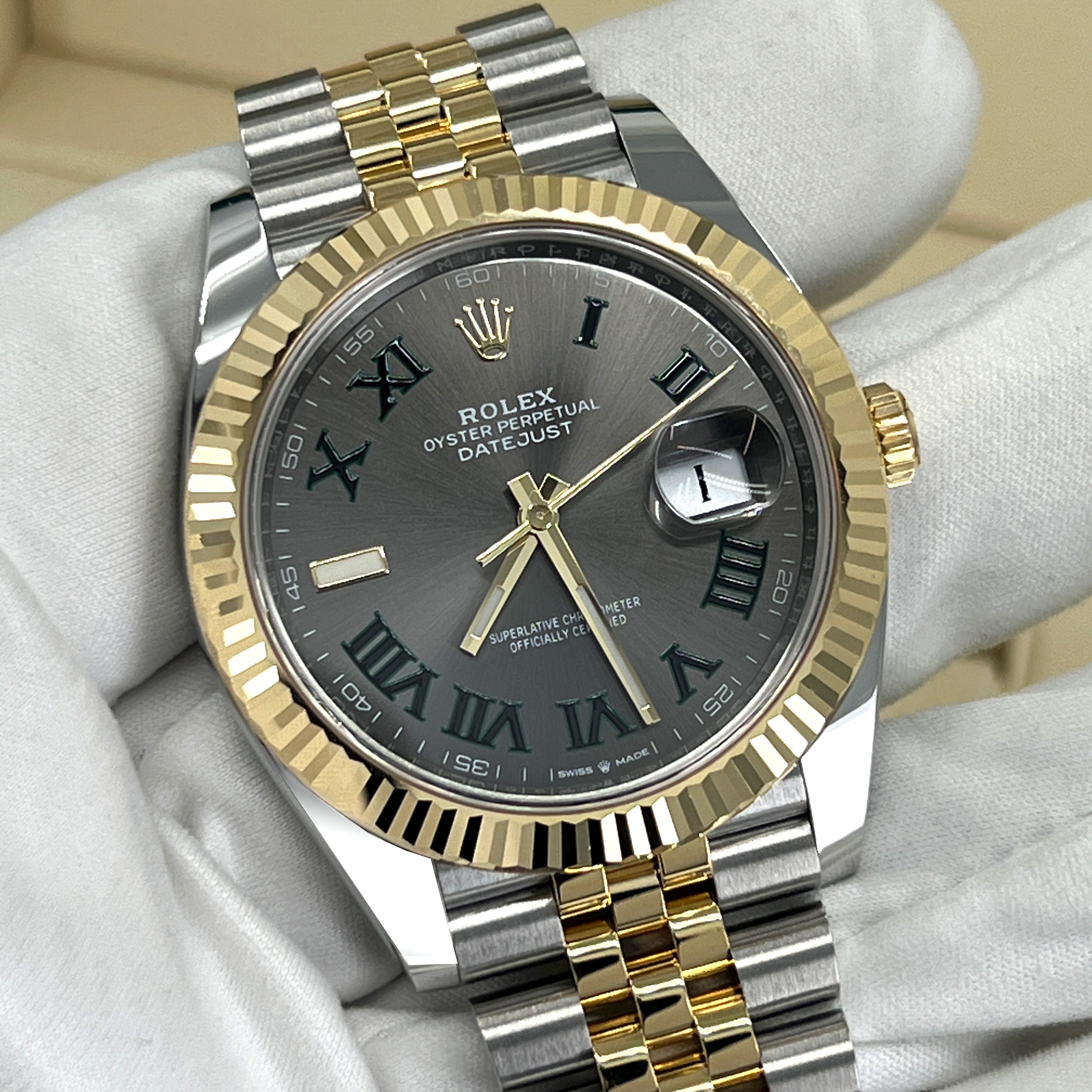 Rolex Datejust 41, 18k Yellow Gold and Stainless Steel, 41mm, Ref# 126333-0020