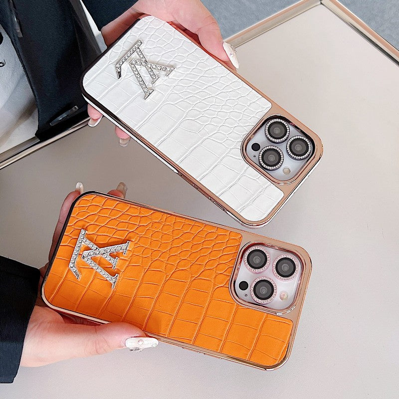 lou-diamond-logo-rose-gold-iphone-case-4992