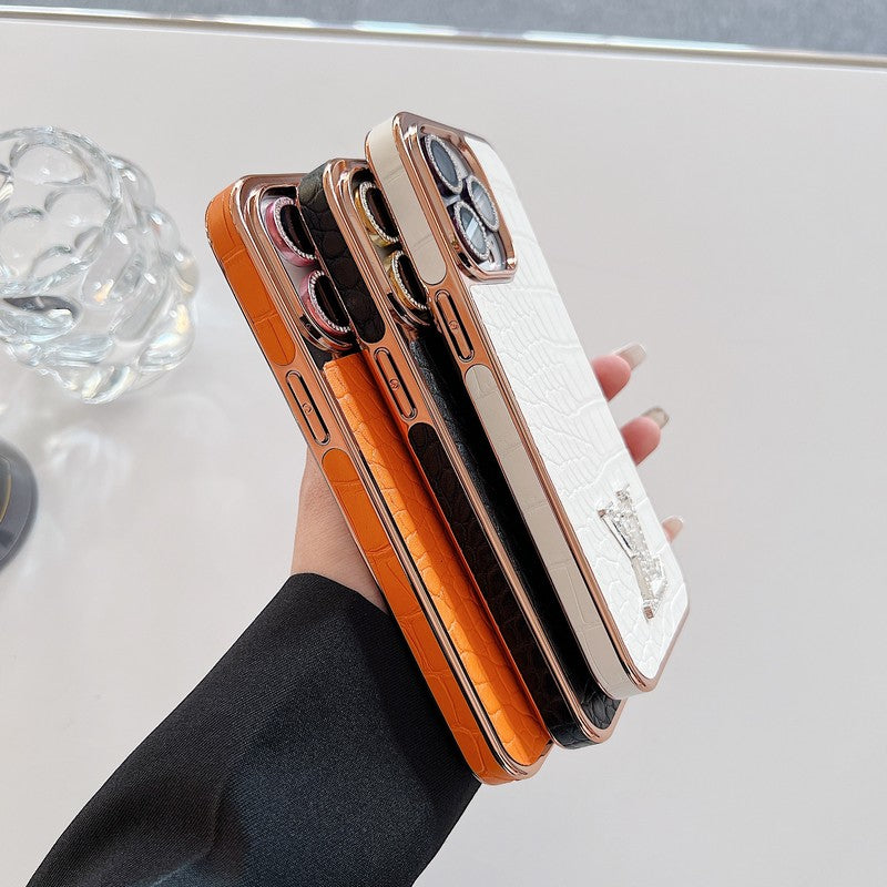 lou-diamond-logo-rose-gold-iphone-case-4992