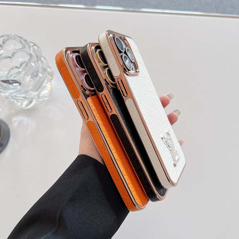 lou-diamond-logo-rose-gold-iphone-case-4992