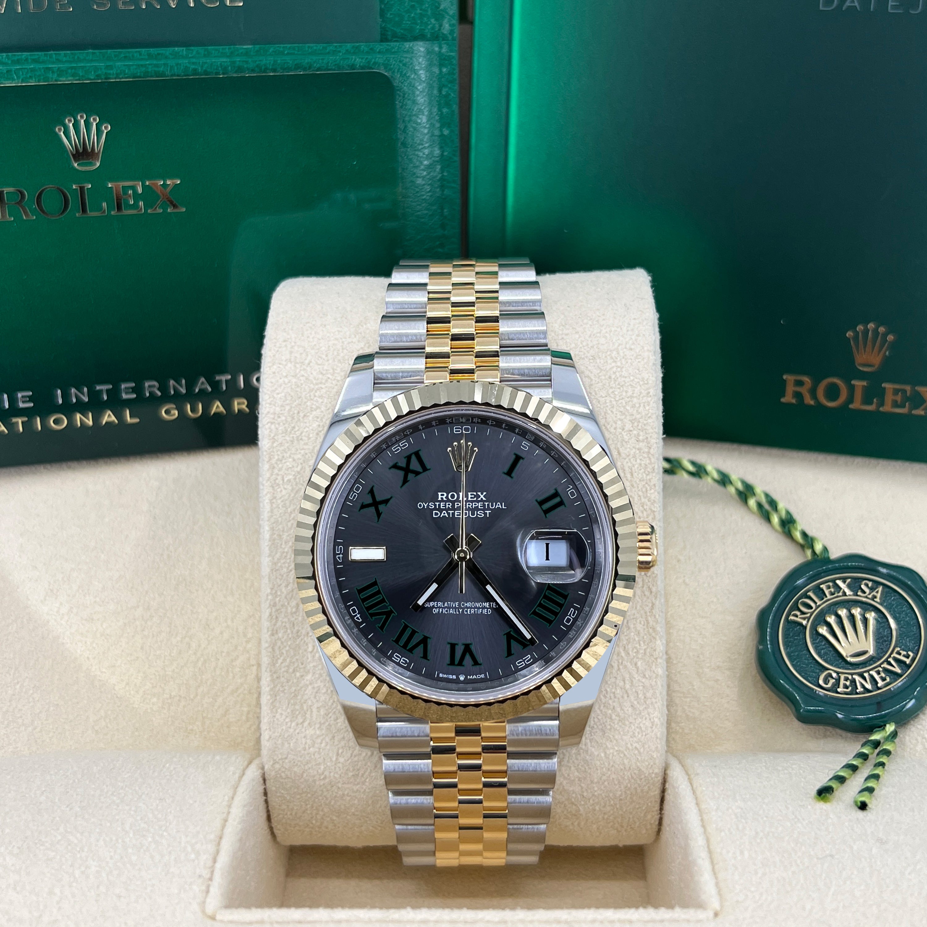 Rolex Datejust 41, 18k Yellow Gold and Stainless Steel, 41mm, Ref# 126333-0020