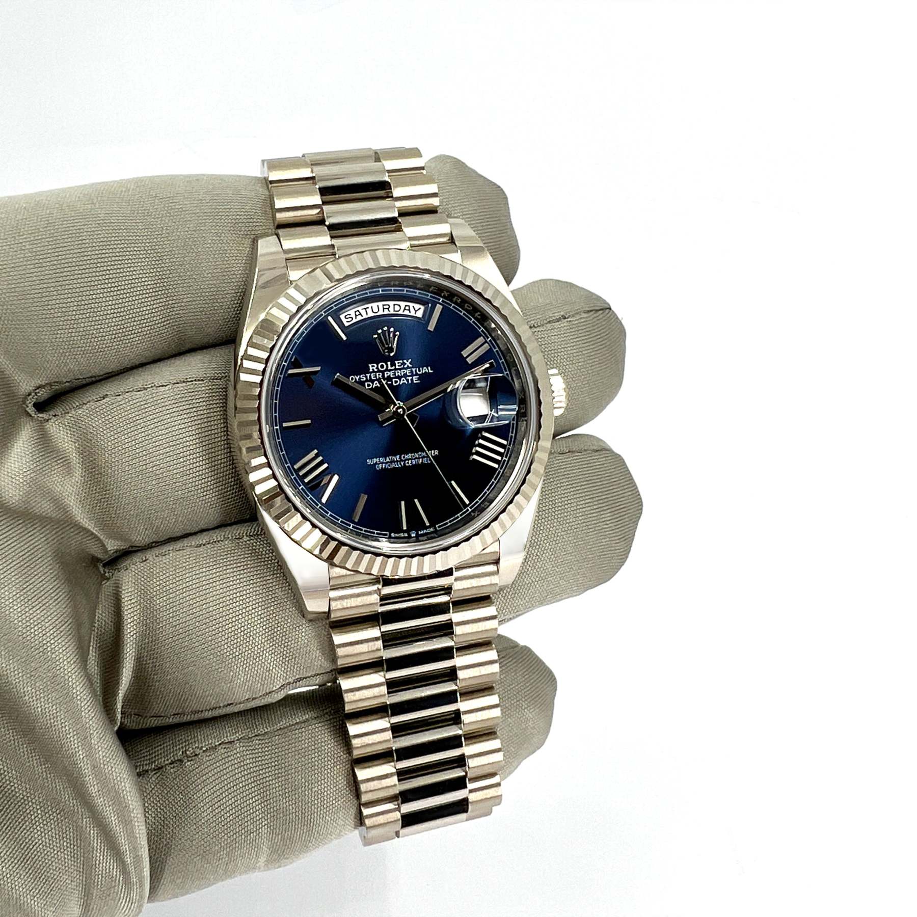 Rolex Day-Date 40 White gold Ref# 228239-0007