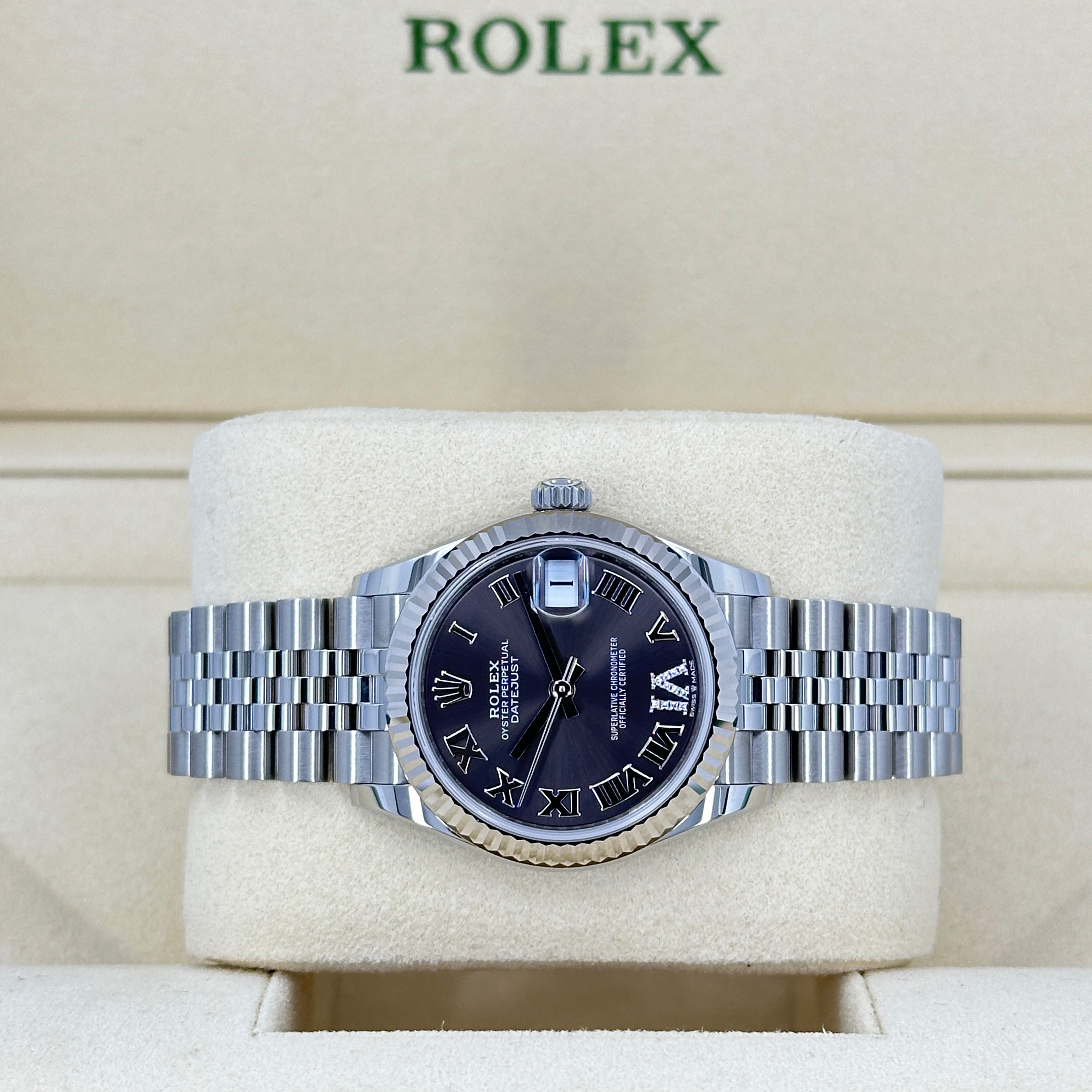 Rolex Datejust 31, Oystersteel and 18k White Gold, Ref# 278274-0028