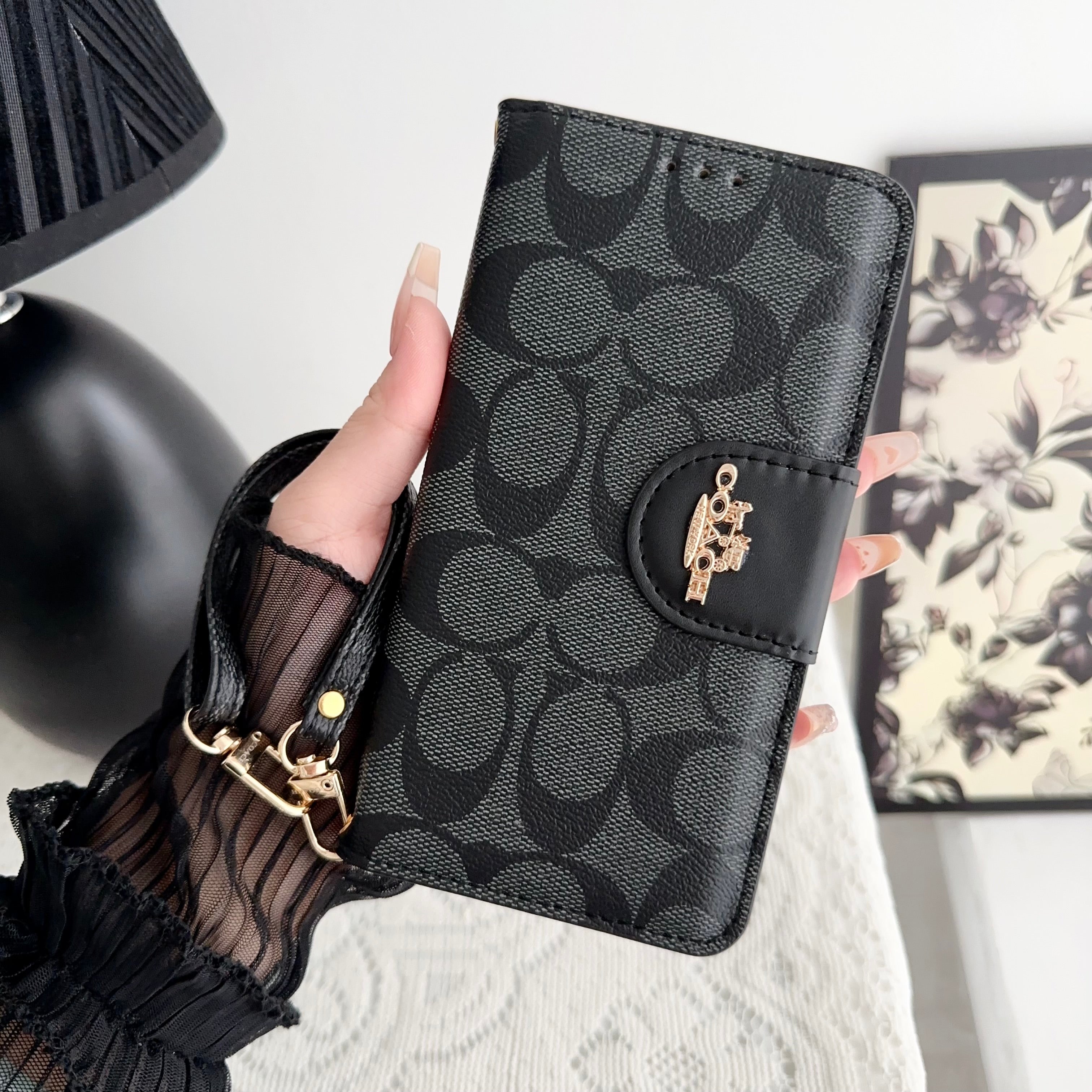 coach-iphone-case-leather-flip-case-with-card-holder-black-ptk241622-6971