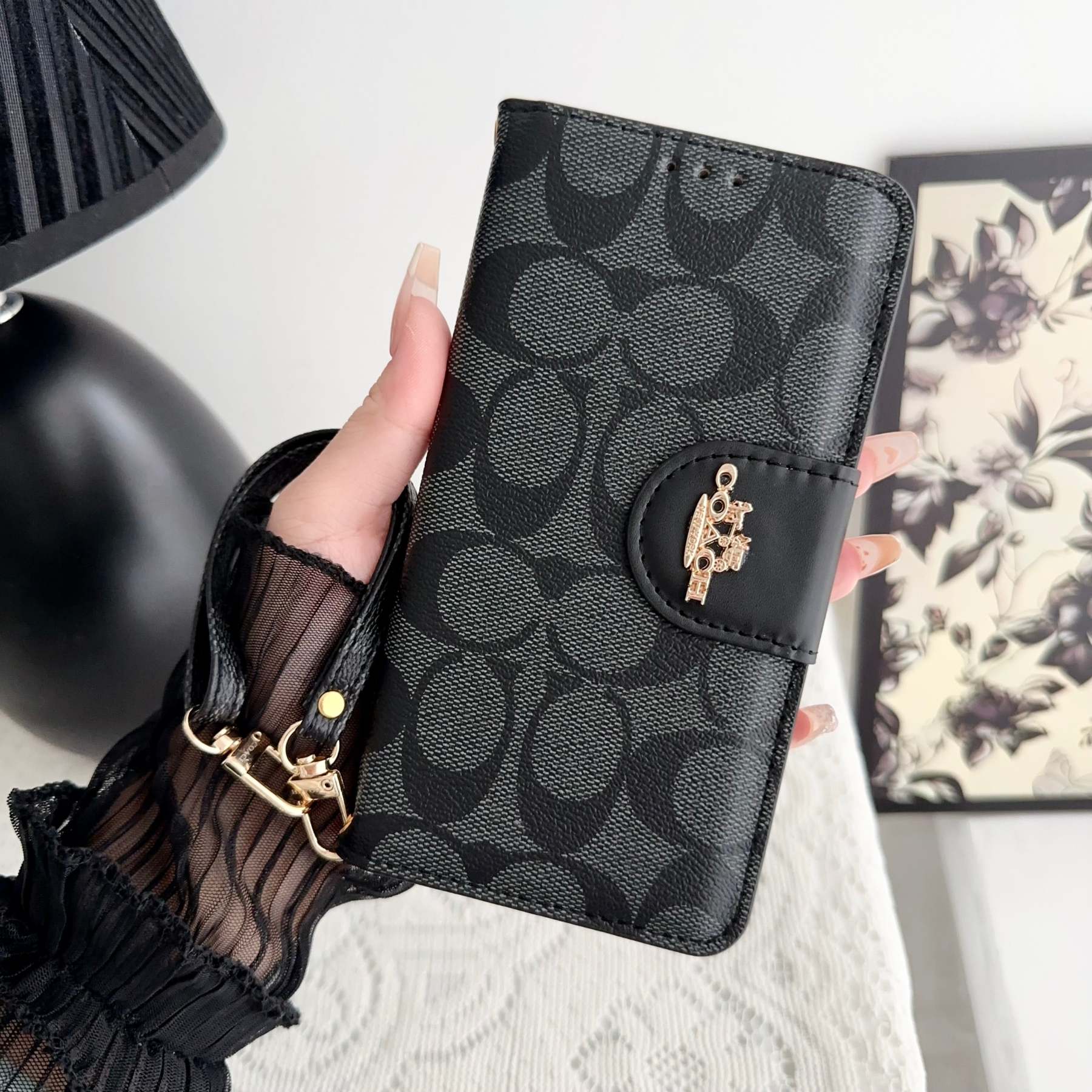 coach-iphone-case-leather-flip-case-with-card-holder-black-ptk241622-6971