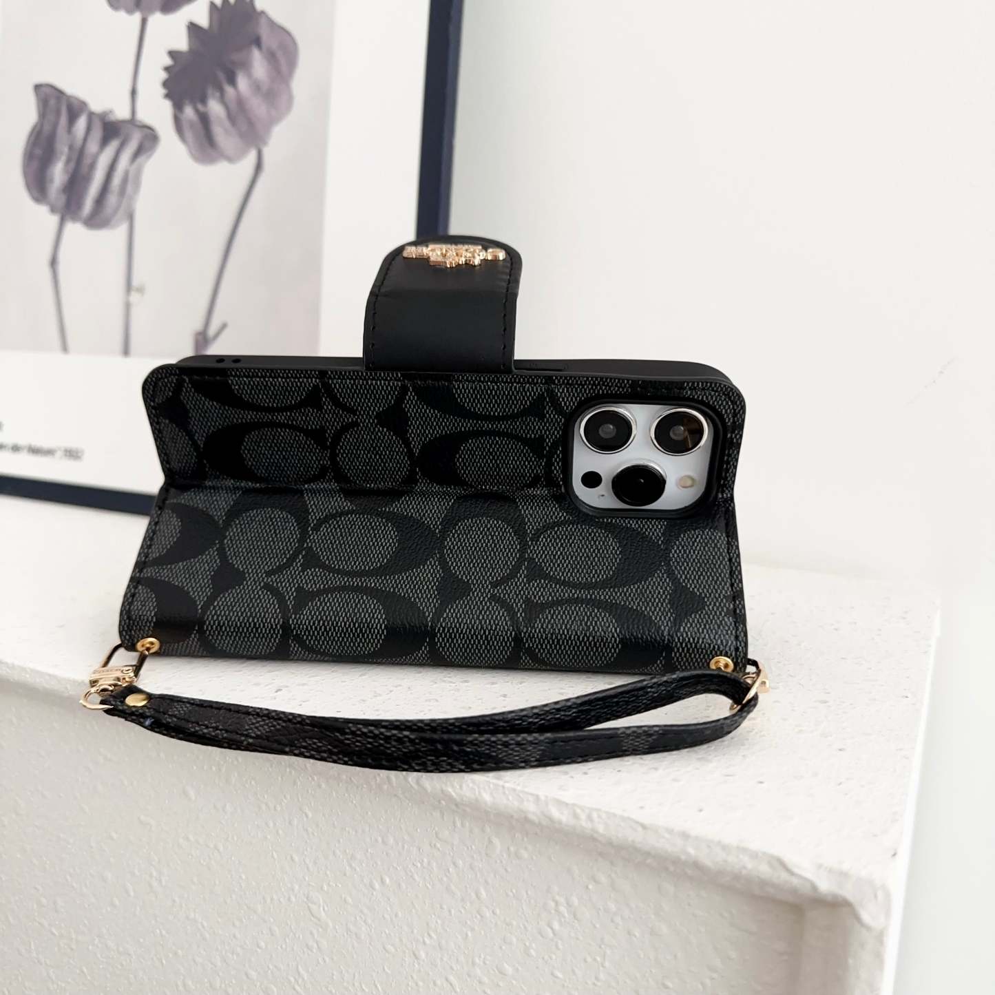 coach-iphone-case-leather-flip-case-with-card-holder-black-ptk241622-6971