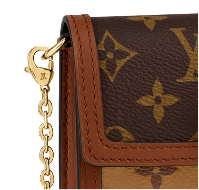 L Portefeuille Dauphine Chain wallet on shoulder Bag M68746