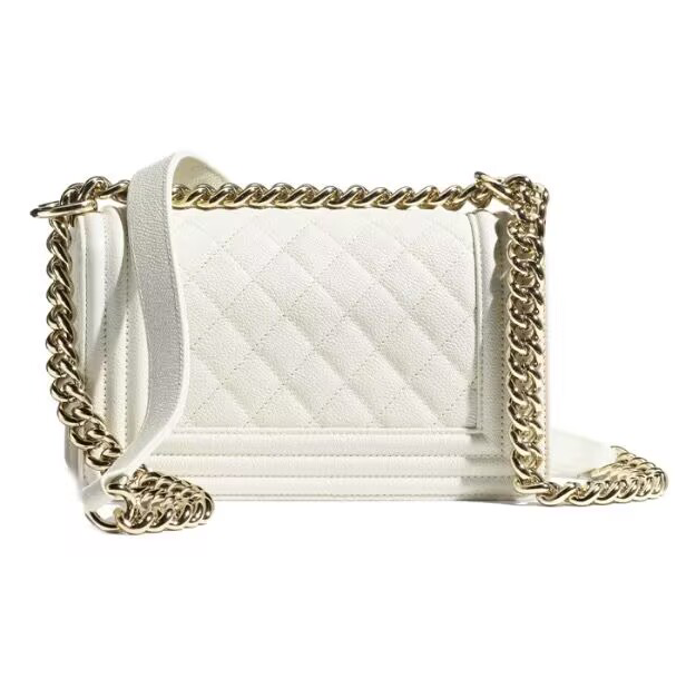 BOY CC SMALL HANDBAG CAVIAR LEATHER 20.5 CM