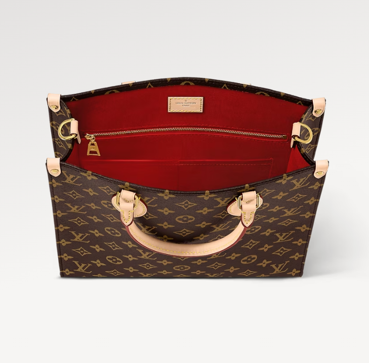 Louis Sac Plat Monogram Brown Mediums size : 30*32 cm