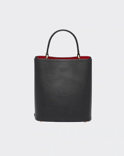 MEDIUM SAFFIANO LEATHER PRA PANIER BAG