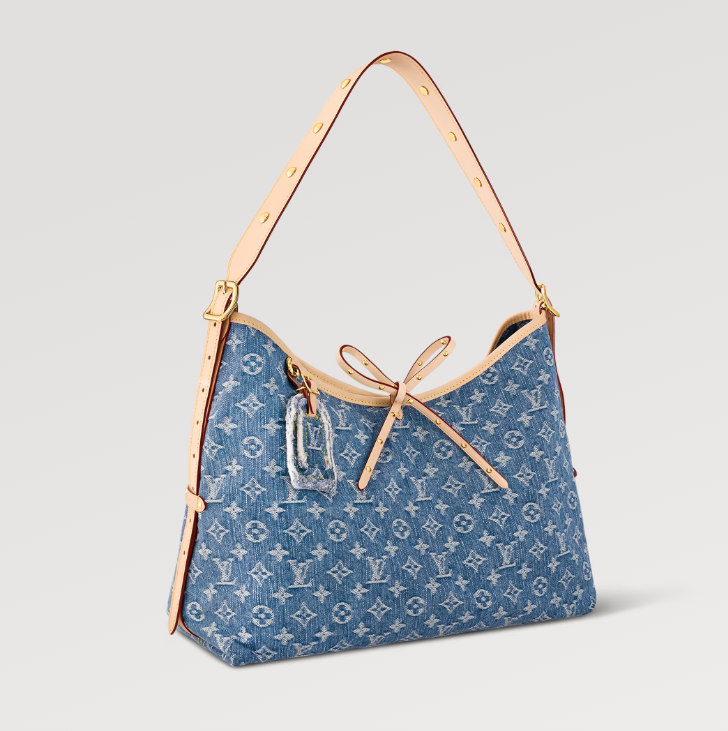 New L Remix CarryAll MM denim bag