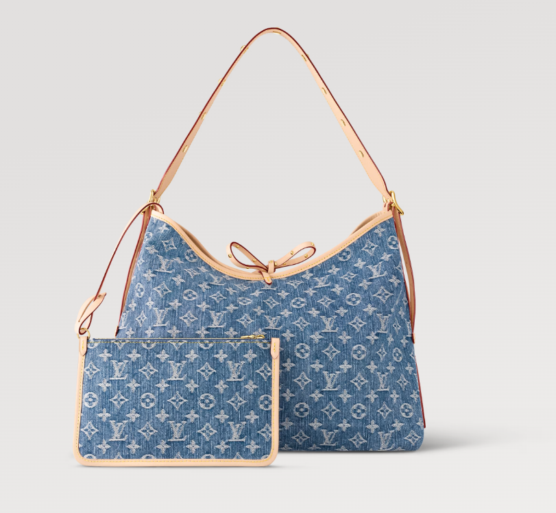 New L Remix CarryAll MM denim bag