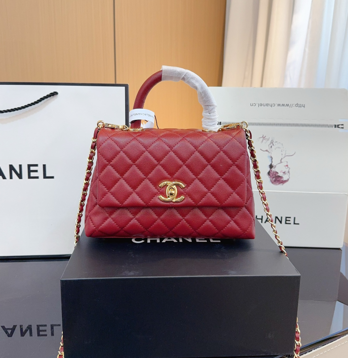 cc-new-arrival-coco-handle-caviar-leather-size-23-13cm-8235