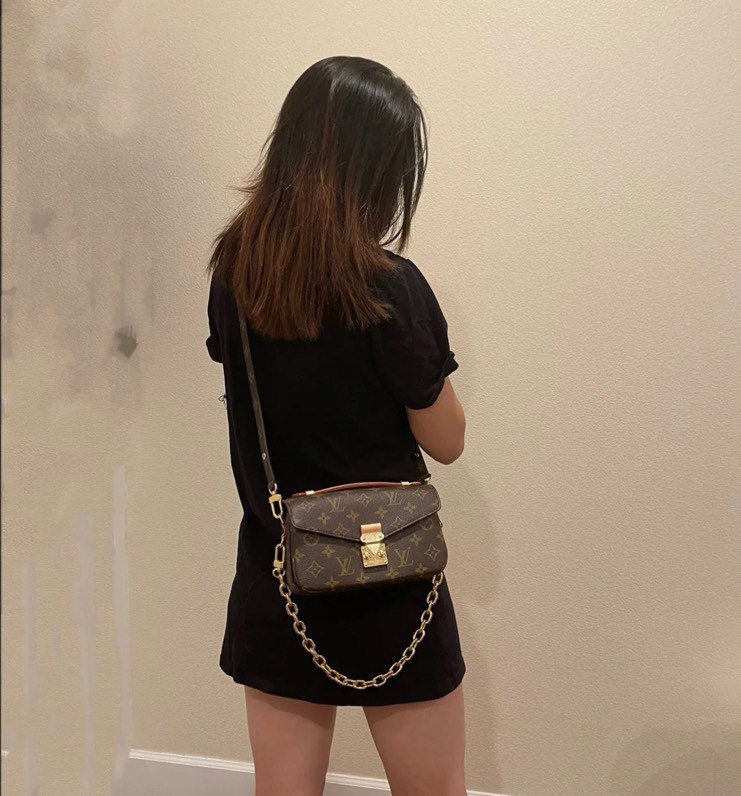 LOUIS POCHETTE M��TIS EAST WEST bag size : 21.5*13.5*6cm