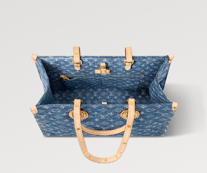 New Louis Remix OnTheGo MM denim bag size: 35 x 27 x 14 cm