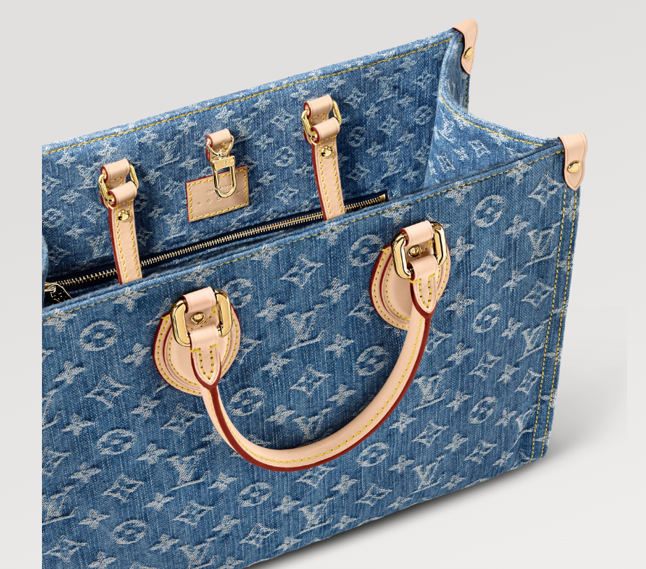 New Louis Remix OnTheGo MM denim bag size: 35 x 27 x 14 cm