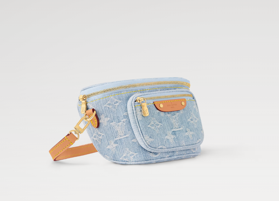 Louis light denim mini bumbag M83353
