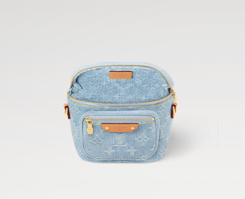 Louis light denim mini bumbag M83353
