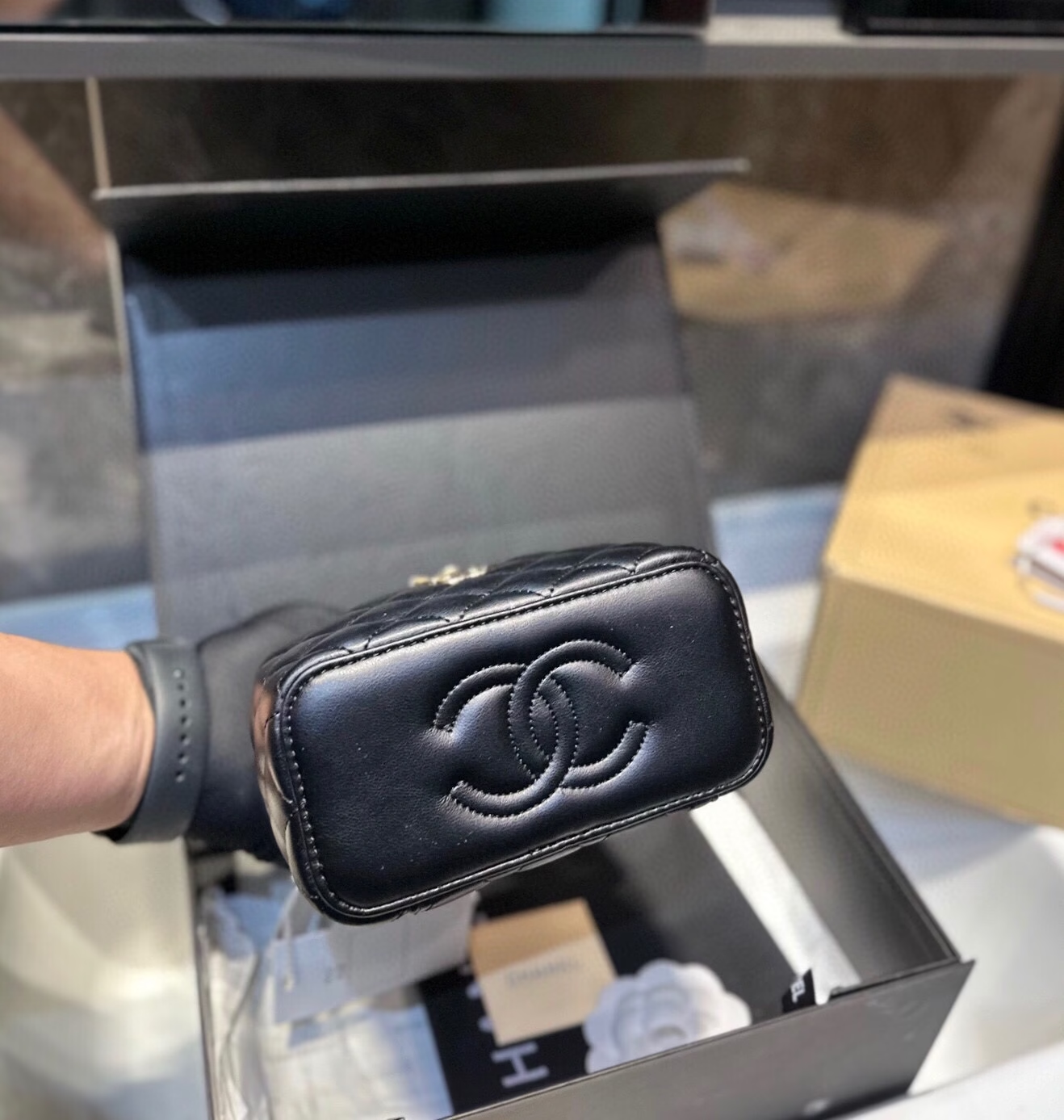 CC new arrival box bag size: 18*12 cm