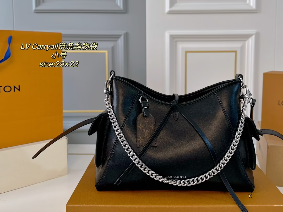 louis-new-arrival-dark-cargo-carryall-bag-size-29-22-cm-3638