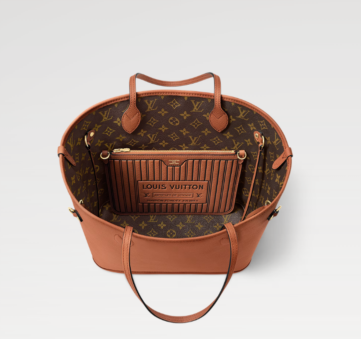 Louis new arrival Neverfull Inside Out MM bag size: 31*28*14 cm