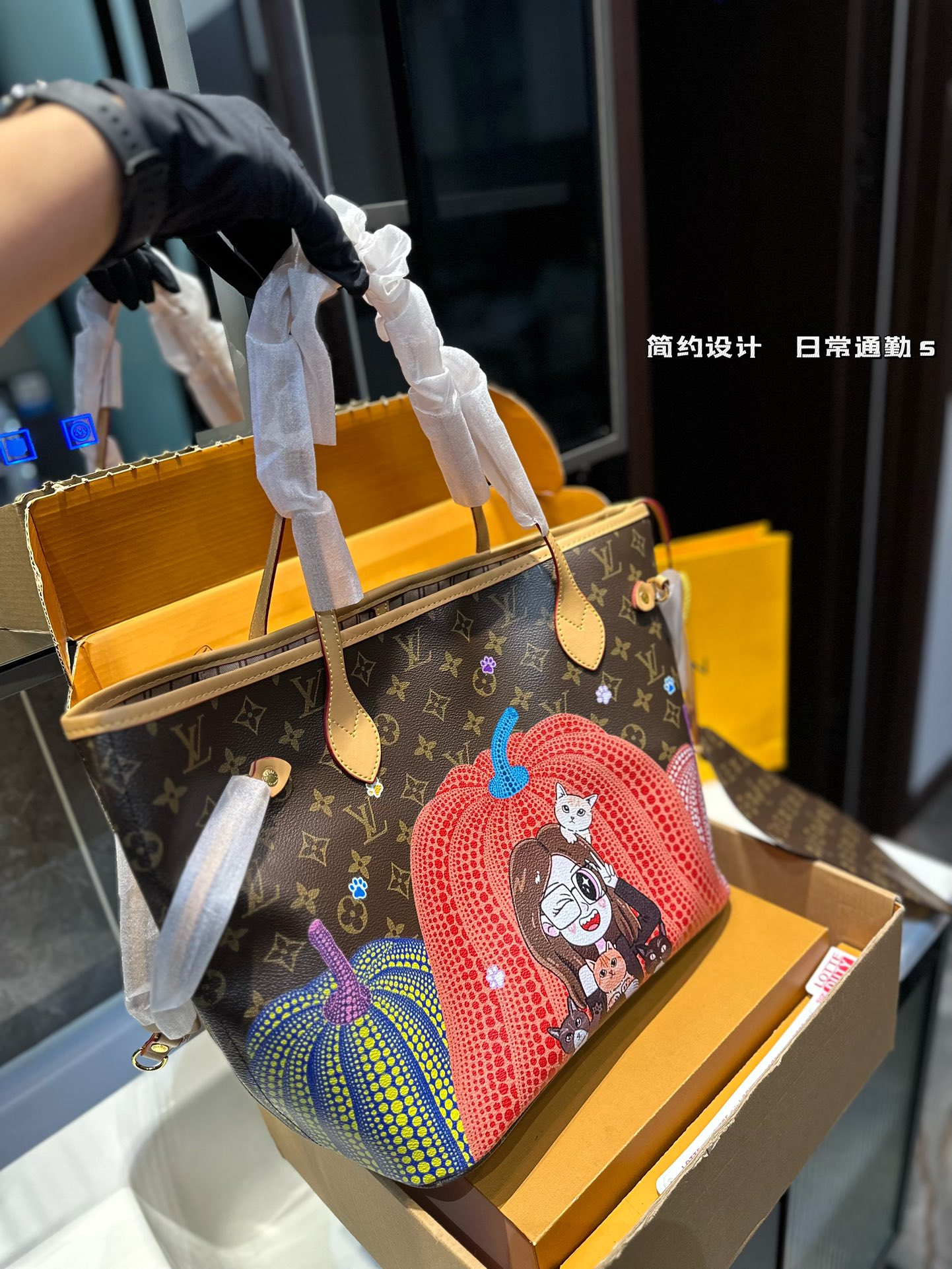 louis new arrival tote neverfull bag size: 33*29 cm