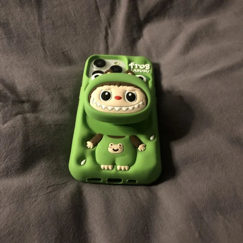 cute-cartoon-labubu-zimomo-silicone-with-stand-brown-pink-iphone-case-6193