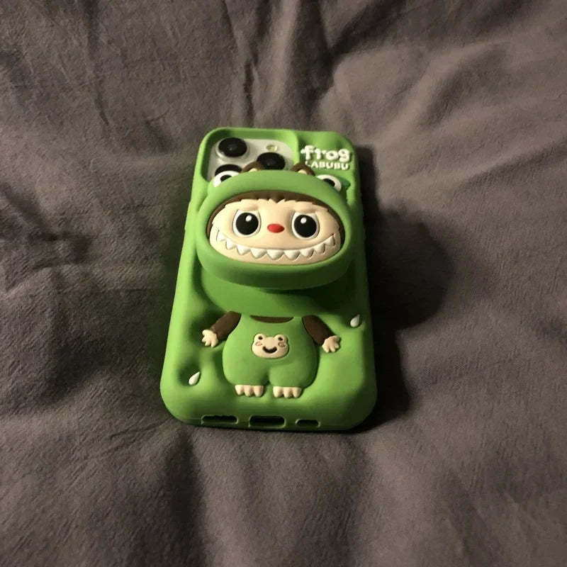 cute-cartoon-labubu-zimomo-silicone-with-stand-brown-pink-iphone-case-6193