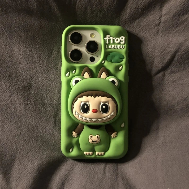 cute-cartoon-labubu-zimomo-silicone-with-stand-brown-pink-iphone-case-6193