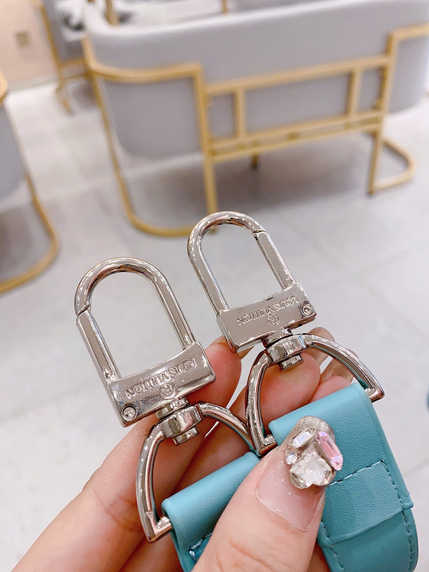 Louis N50069 KEEPALL BANDOULI��RE 50 Damier Salt bag size: 50*29*23 cm