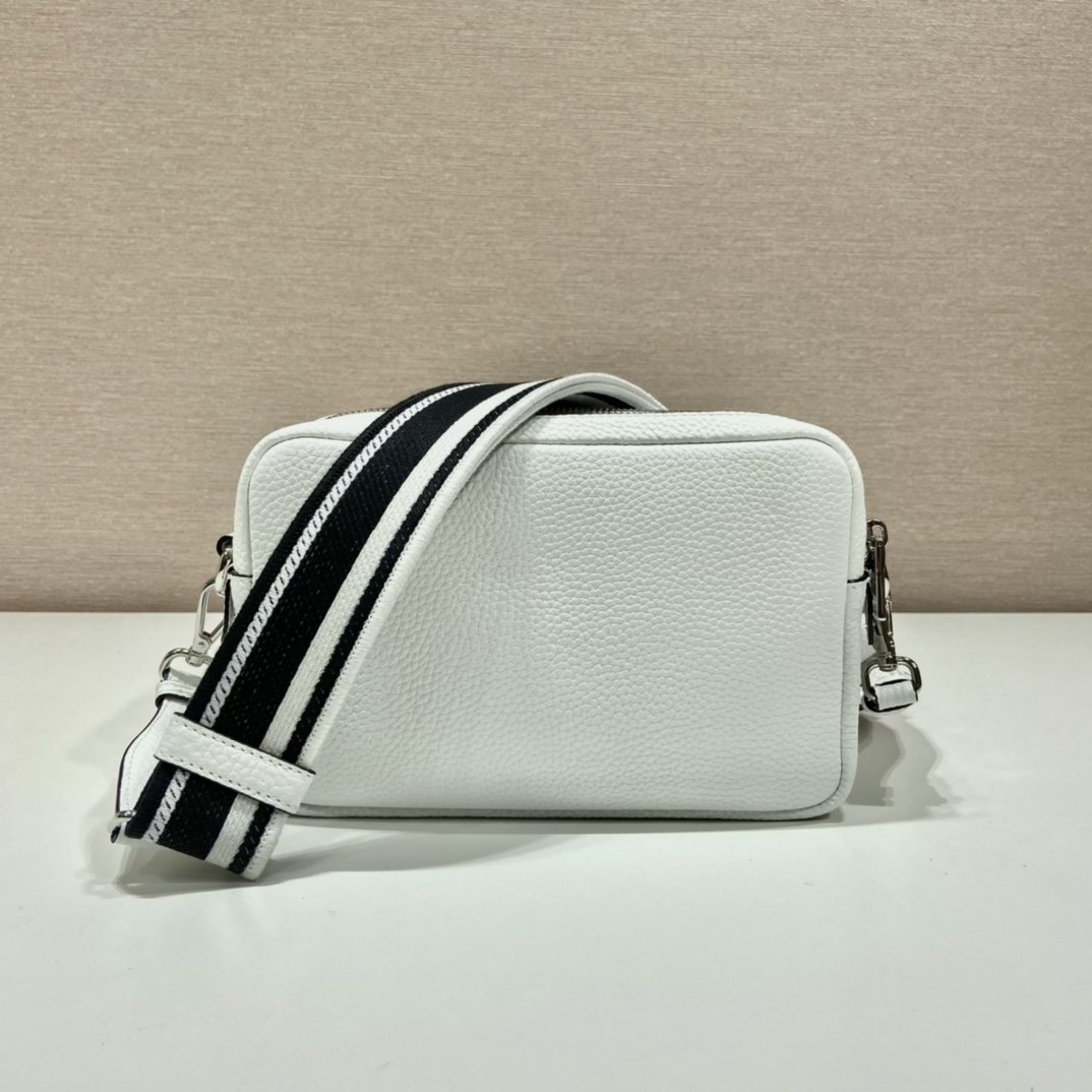 Pra Bag With Shoulder Strap White For Women, Women's Bags 8.6in/22cm 1BH082_2DKV_F0009_V_3OM