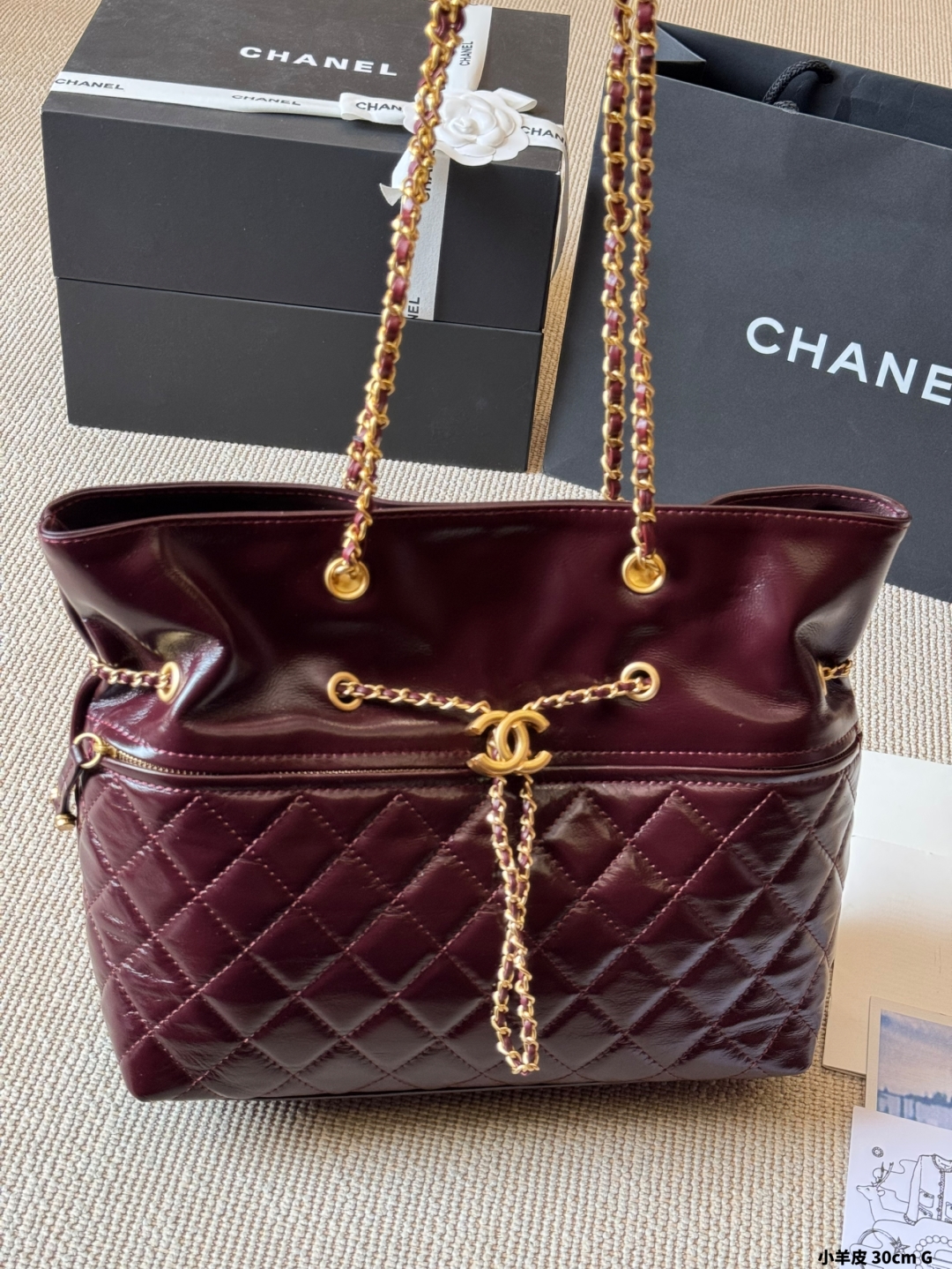 cc-new-arrival-tote-chain-bag-size-30-25-cm-3879