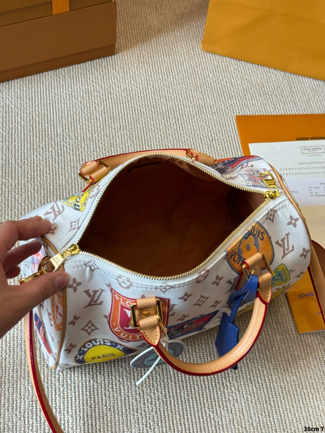 Louis new arrival fight mode speedy bag size: 30 cm