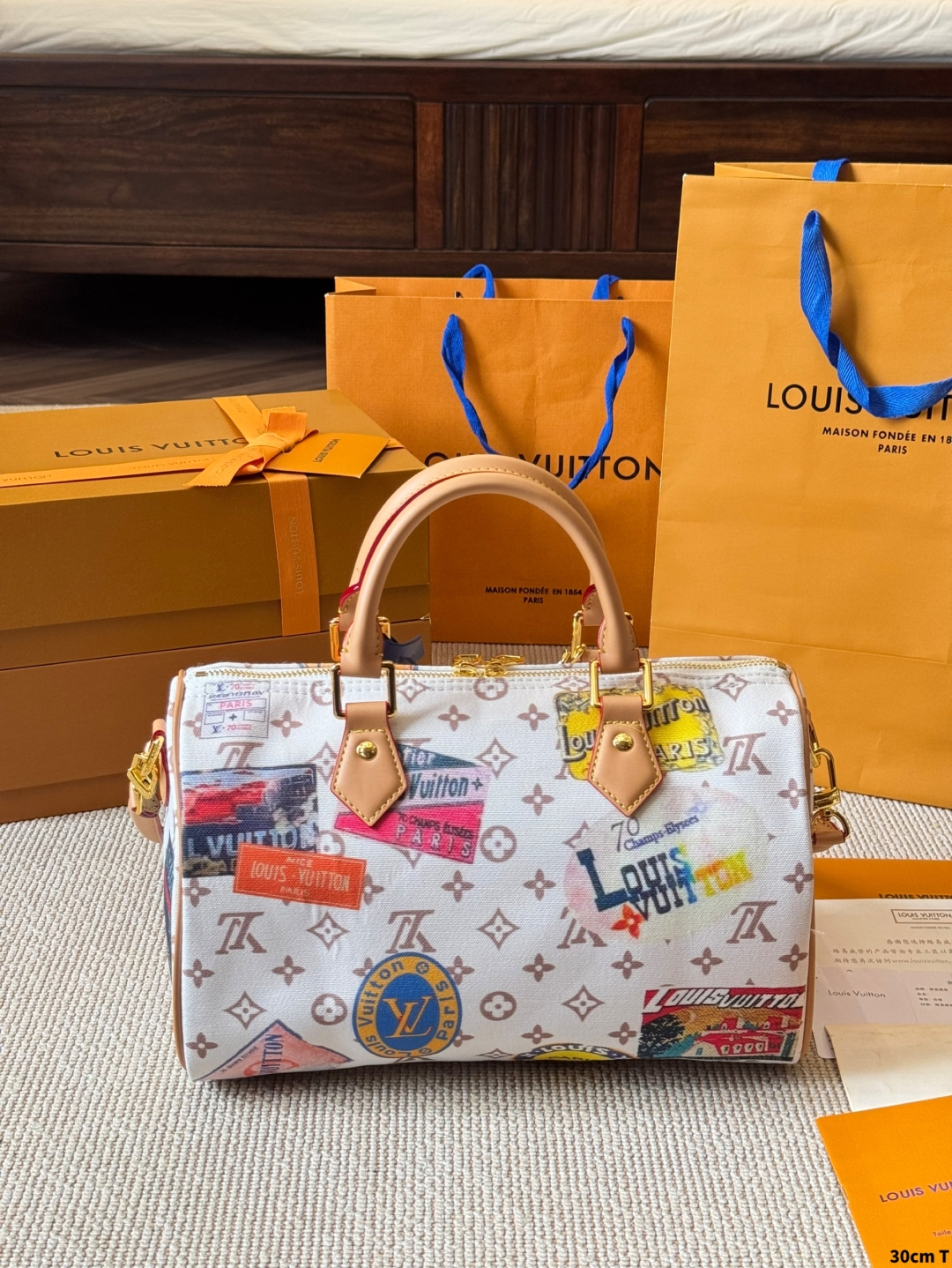 Louis new arrival fight mode speedy bag size: 30 cm