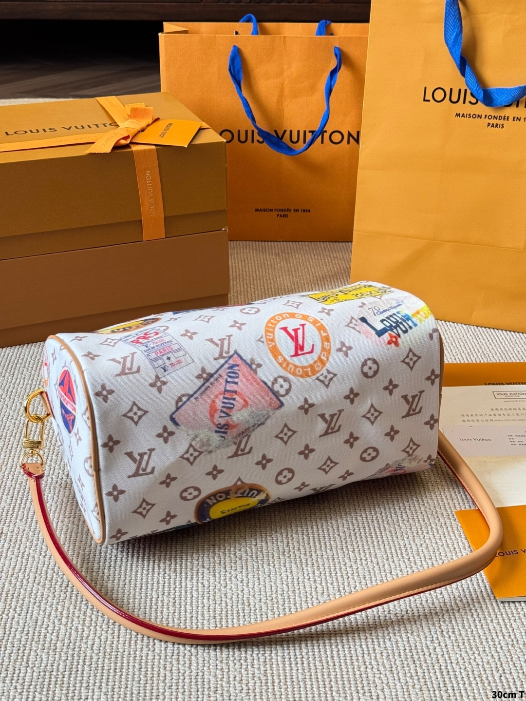 Louis new arrival fight mode speedy bag size: 30 cm