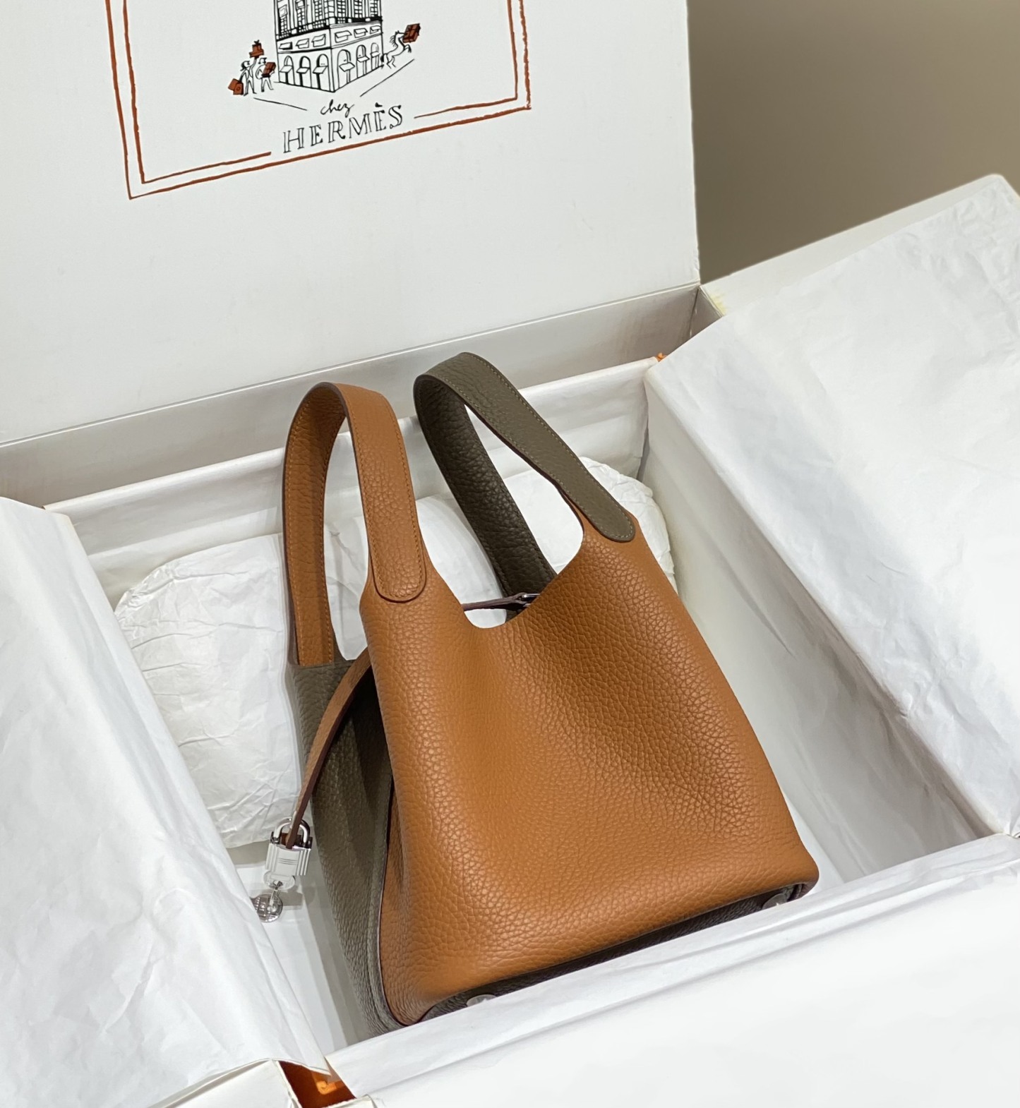 Her new arrival picotin togo leather 02 size: 18 cm