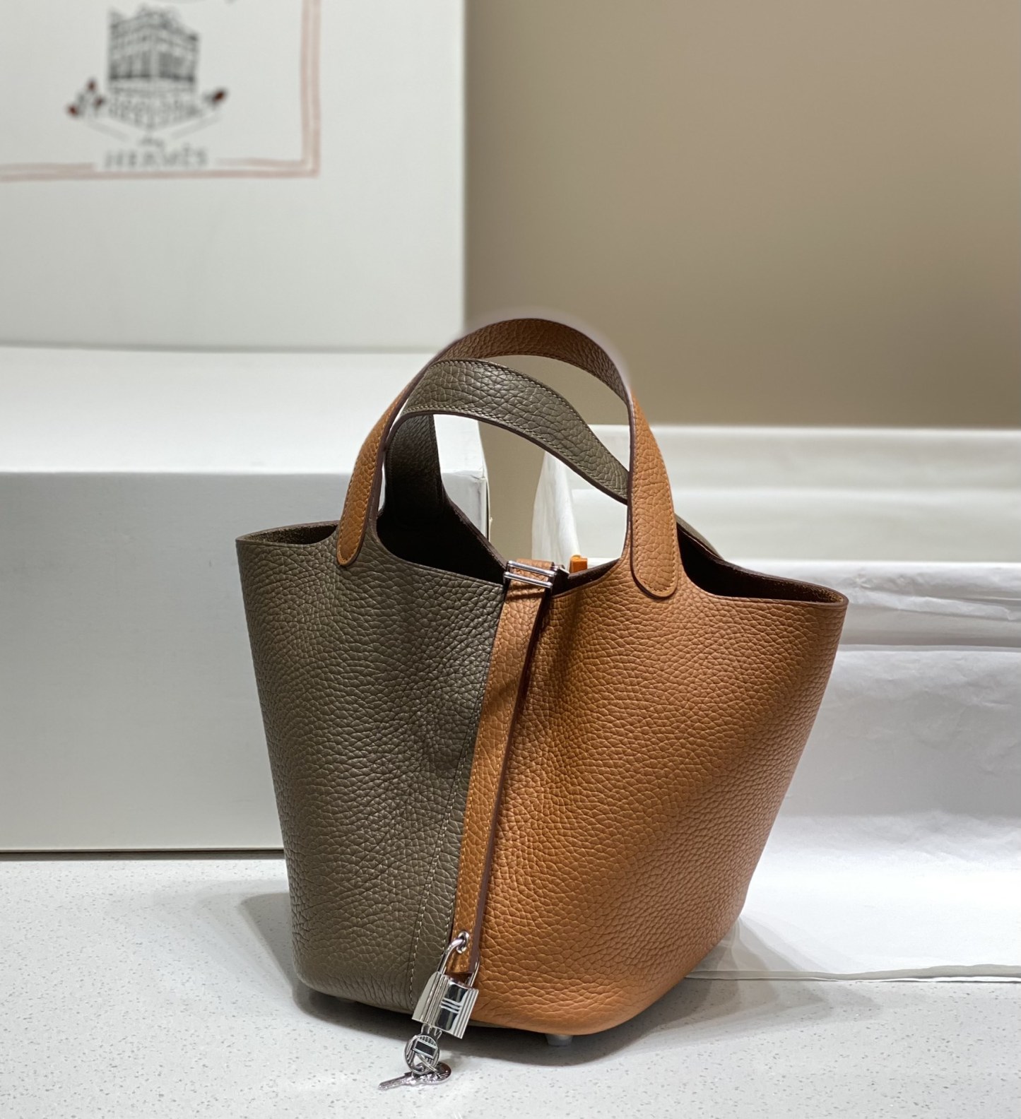 Her new arrival picotin togo leather 02 size: 18 cm