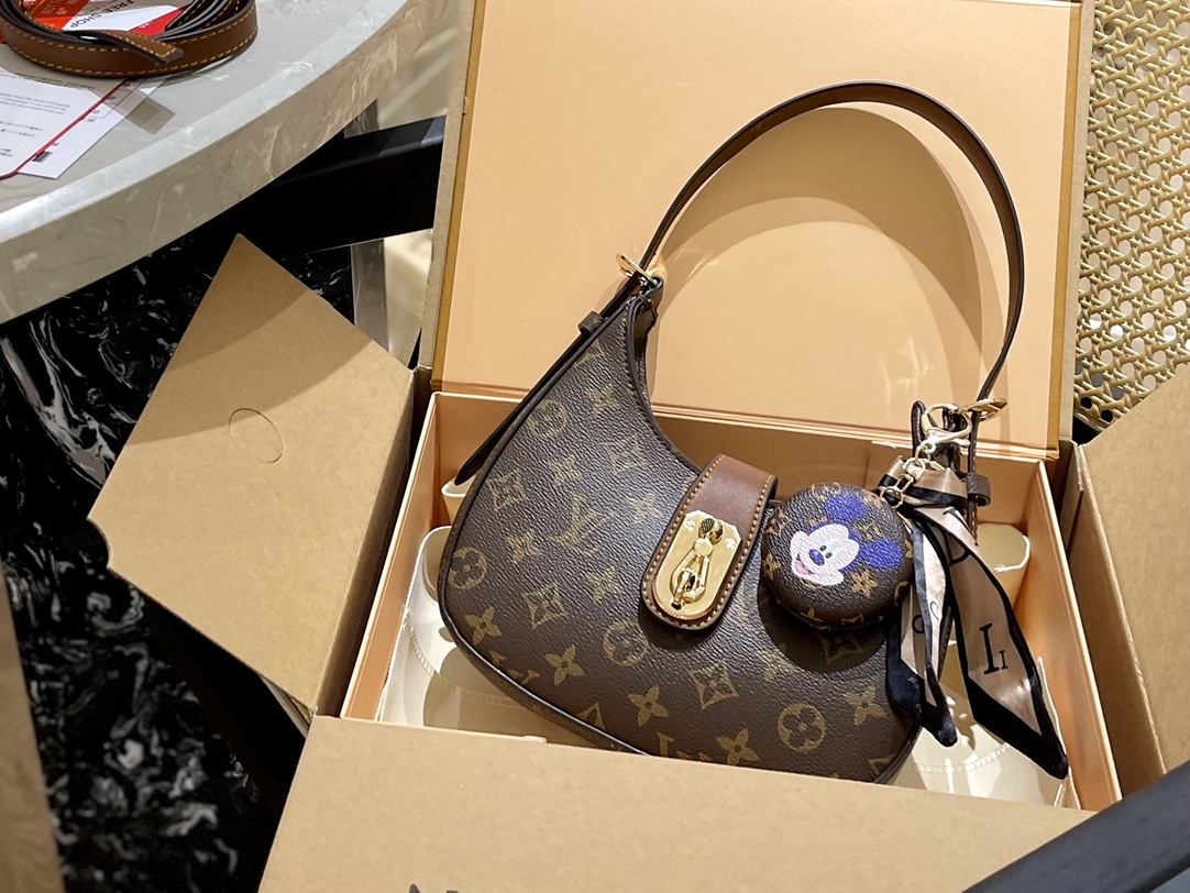 Louis new arrival Bagatelle bag size:  22 cm