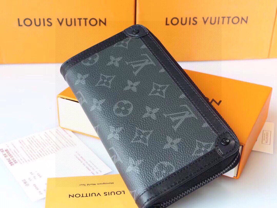 Louis new arrival Trunk men's wallet size: 19x10 cm