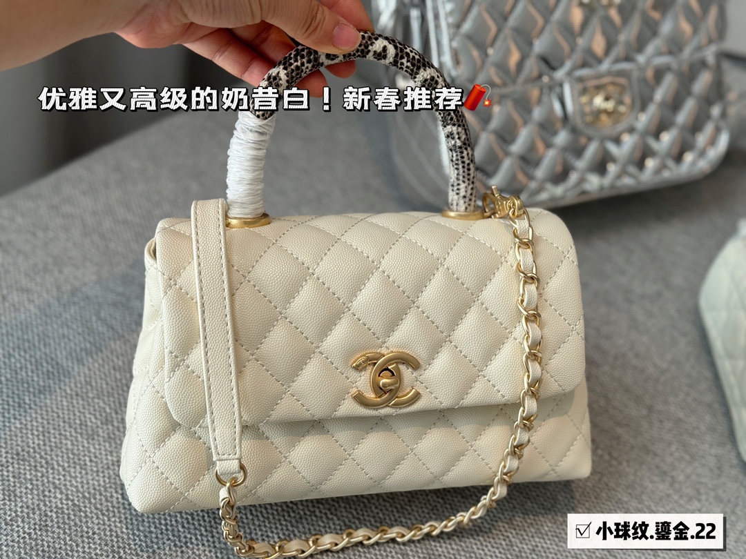 cc-new-arrival-coco-handle-caviar-leather-size-23-13cm-4356