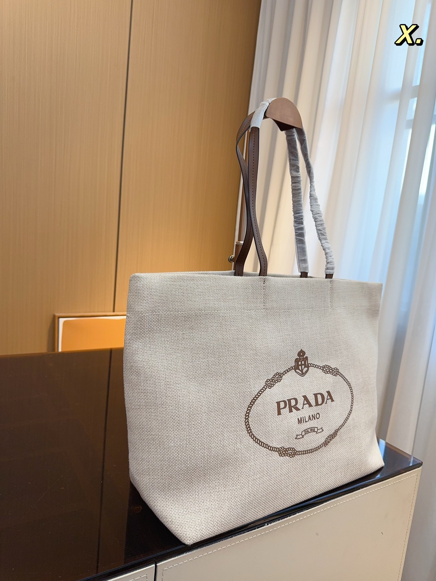 Pra Re-Nylon new arrival tote bag size :  37*16*30cm