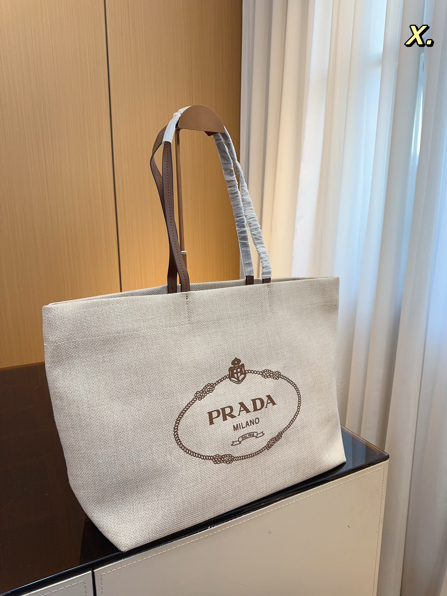 Pra Re-Nylon new arrival tote bag size :  37*16*30cm