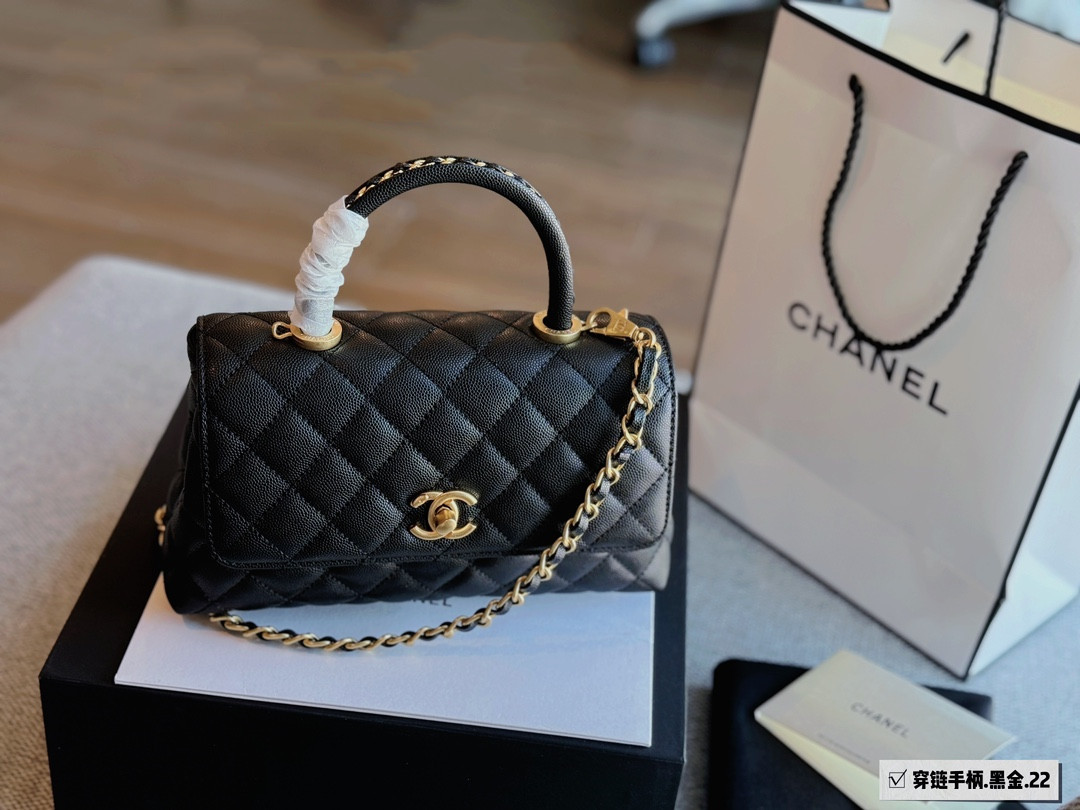 cc-new-arrival-coco-handle-caviar-leather-size-23-13cm-8235