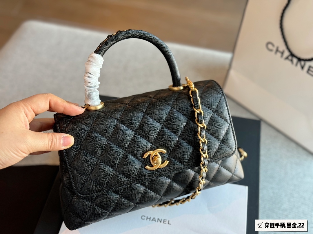 cc-new-arrival-coco-handle-caviar-leather-size-23-13cm-8235