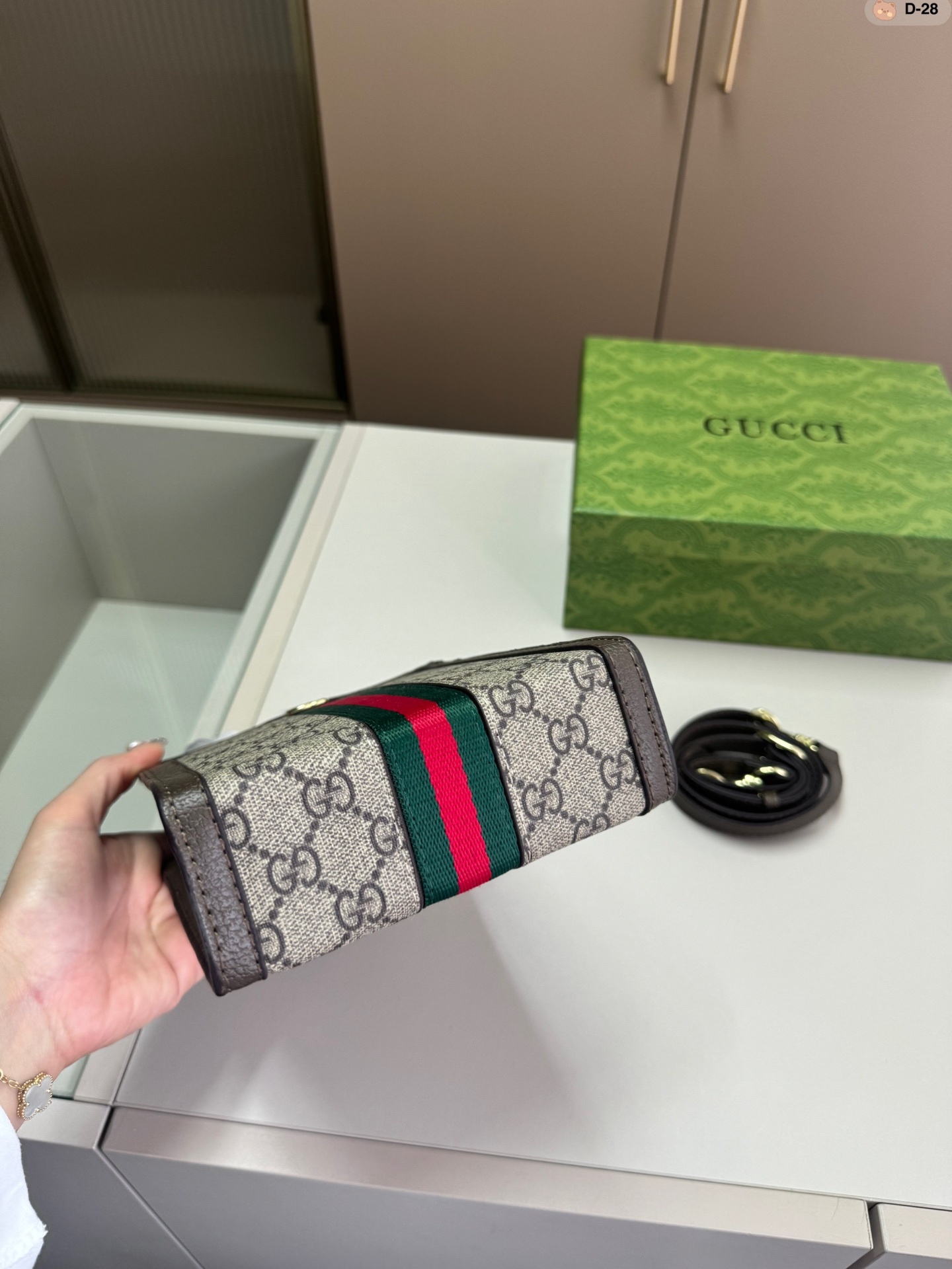 GG Ophidia bag size : 15*5*19 cm