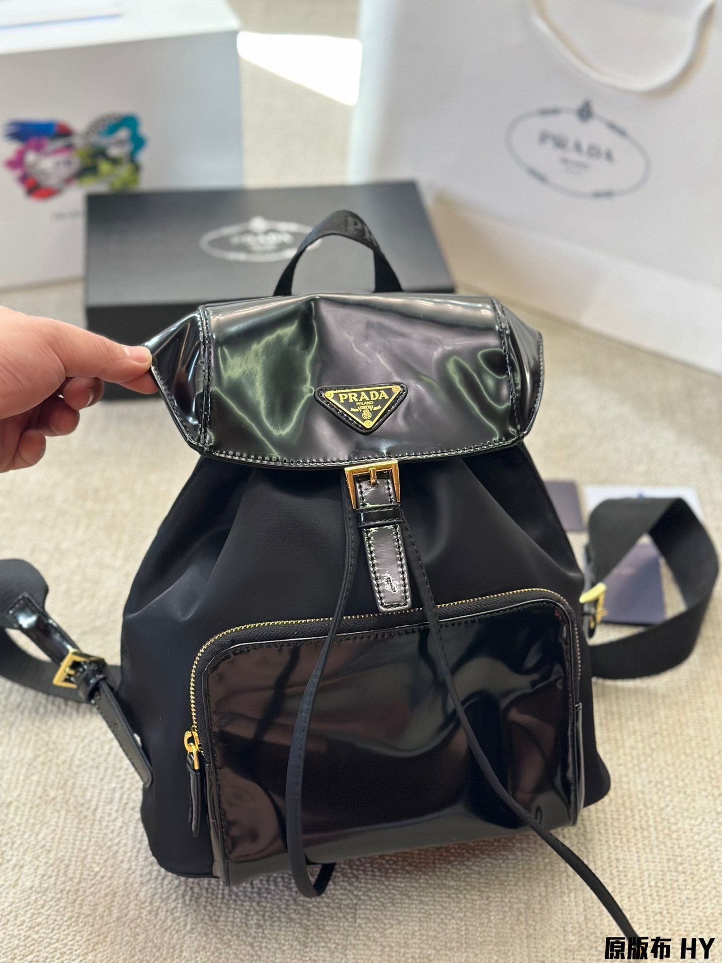 Pra new arrival backpack size : 27 * 26 cm