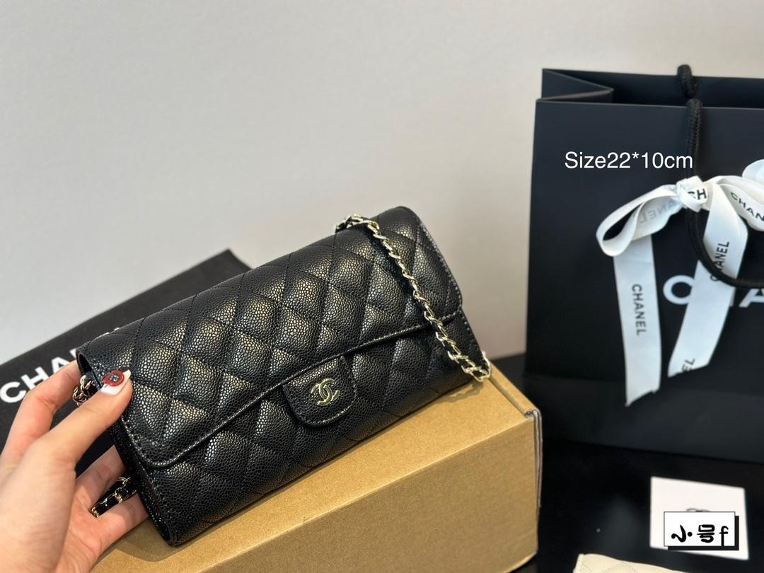 CC new arrival woc caviar leather bag size: 22*10cm