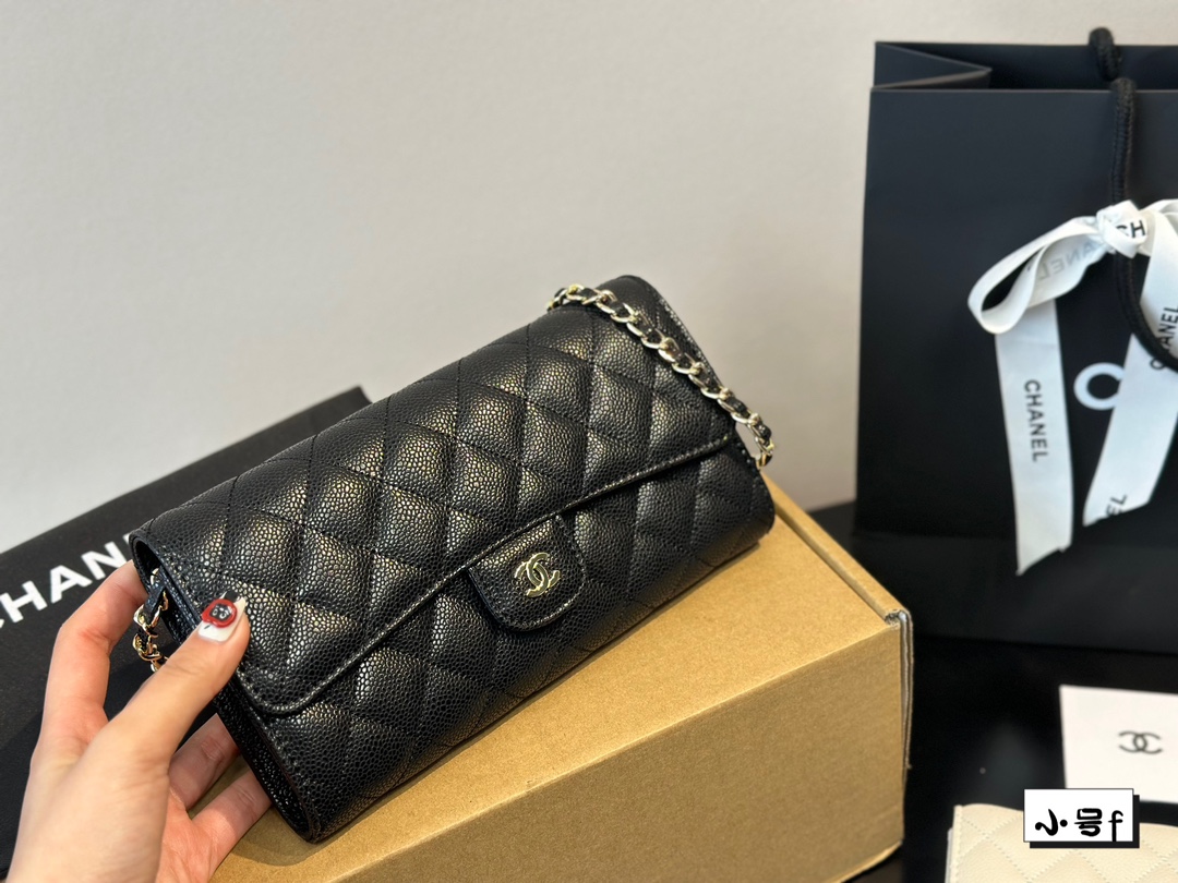 CC new arrival woc caviar leather bag size: 22*10cm