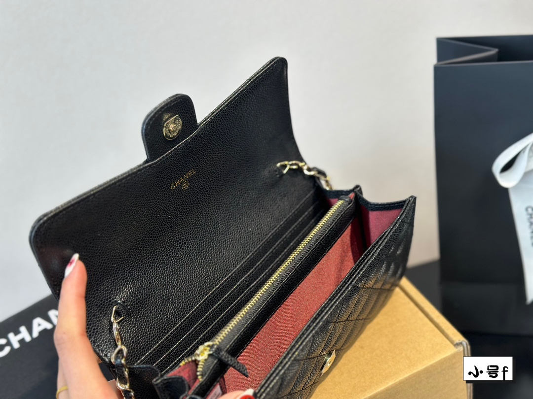 CC new arrival woc caviar leather bag size: 22*10cm